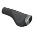 Angled view of a Ergon GP1 Evo grip highlighting wrist-aligning wing design