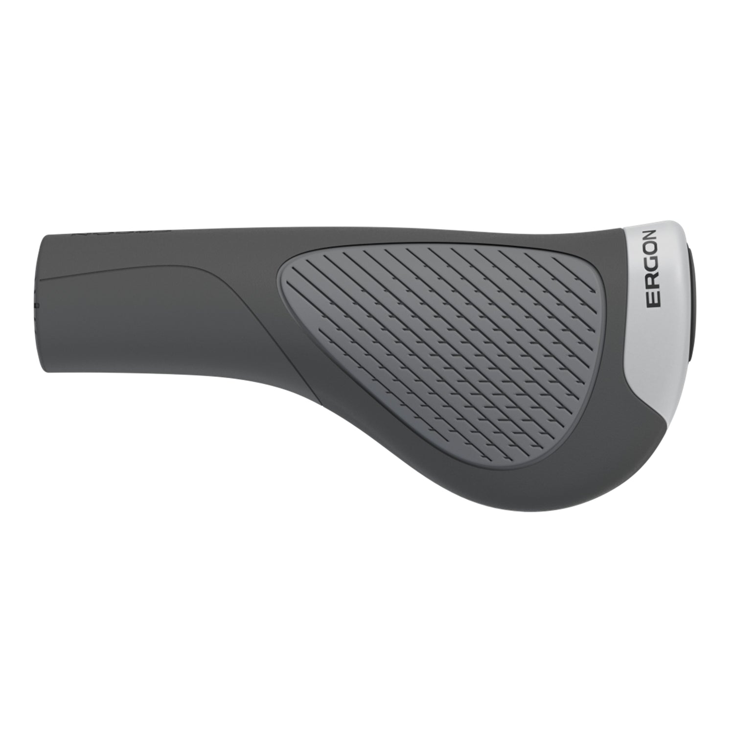 Ergon GP1 Evo grip in black – top view showing ergonomic wing profile