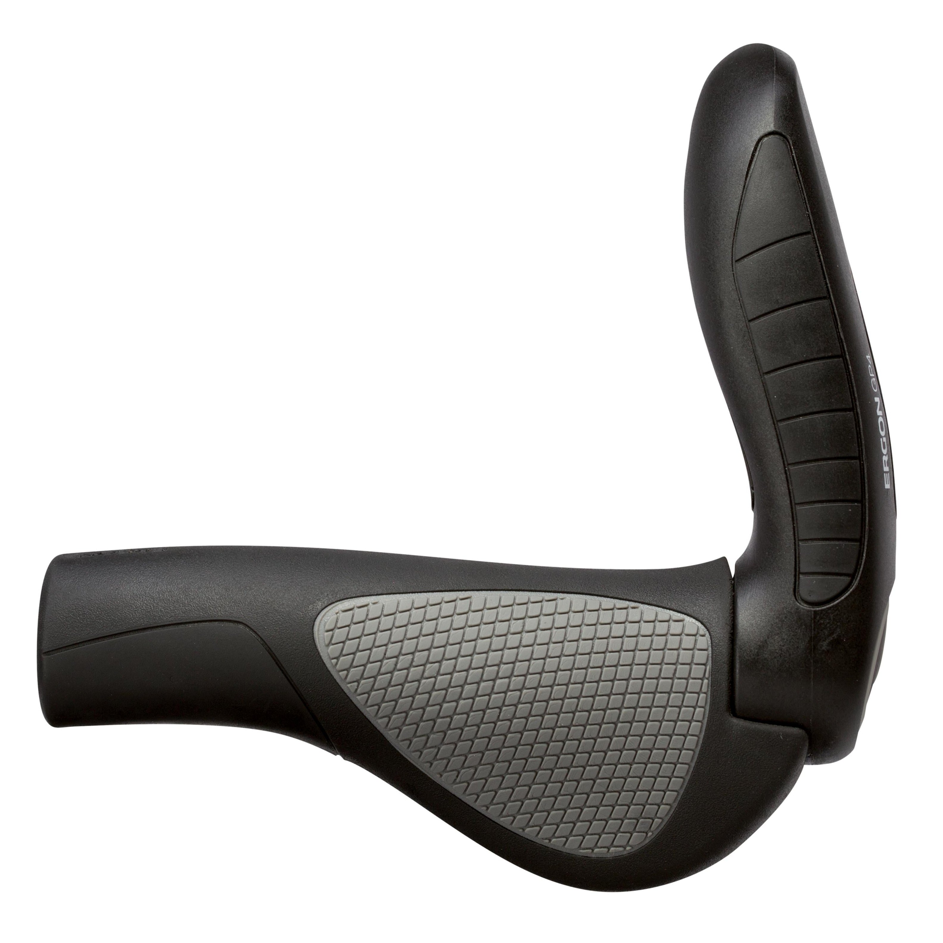 Top-down image of Ergon GP4 showing grip width and rubber compound detail