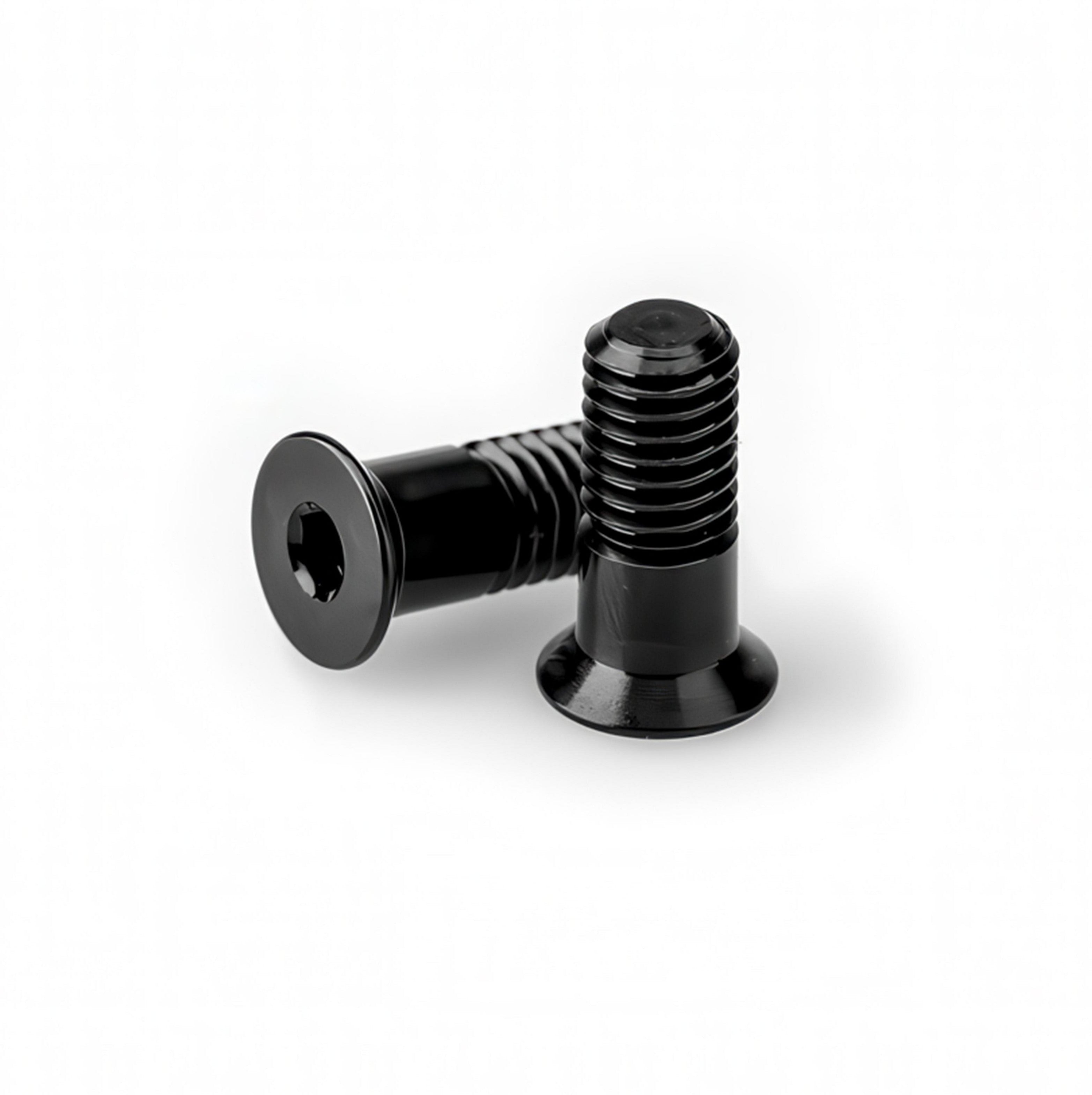 Garbaruk derailleur pulley bolt set, showing two precision-machined bolts designed for secure pulley installation