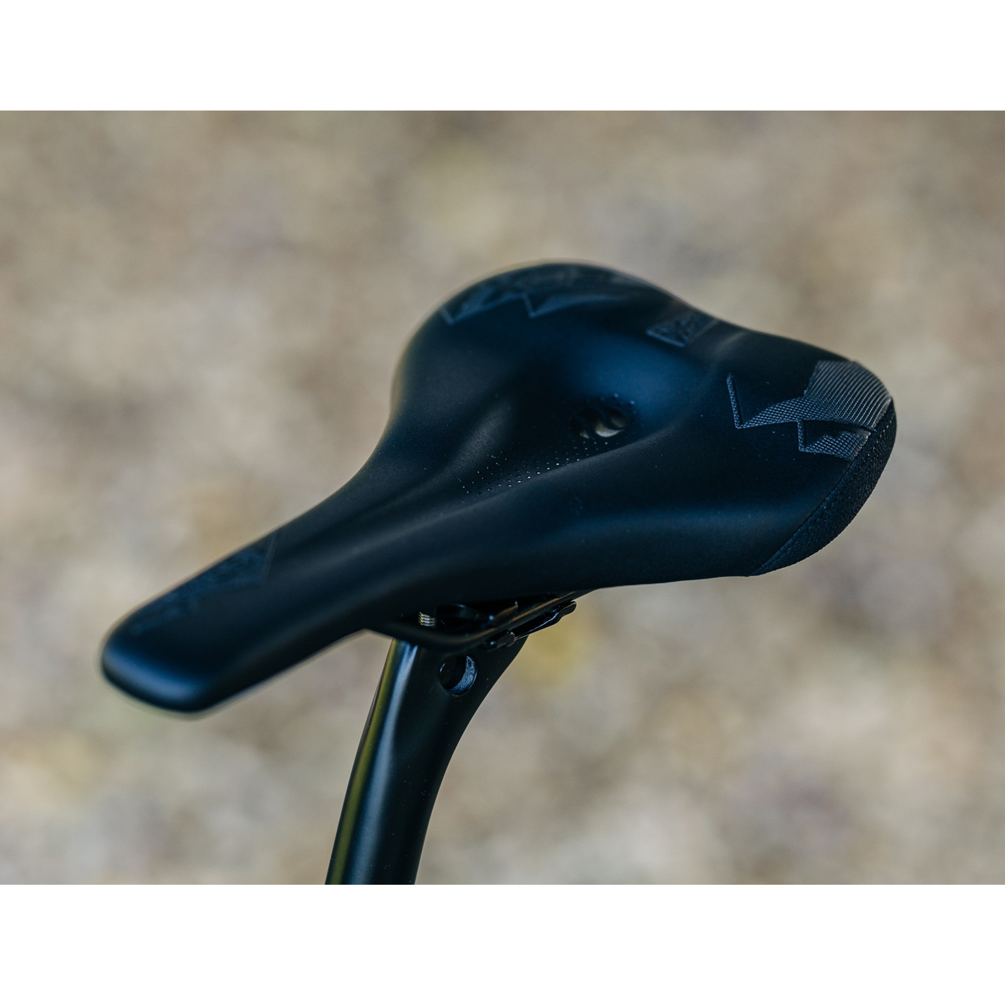 SQLab 60X Active 2.1 saddle installed on a bike, photographed outdoors
