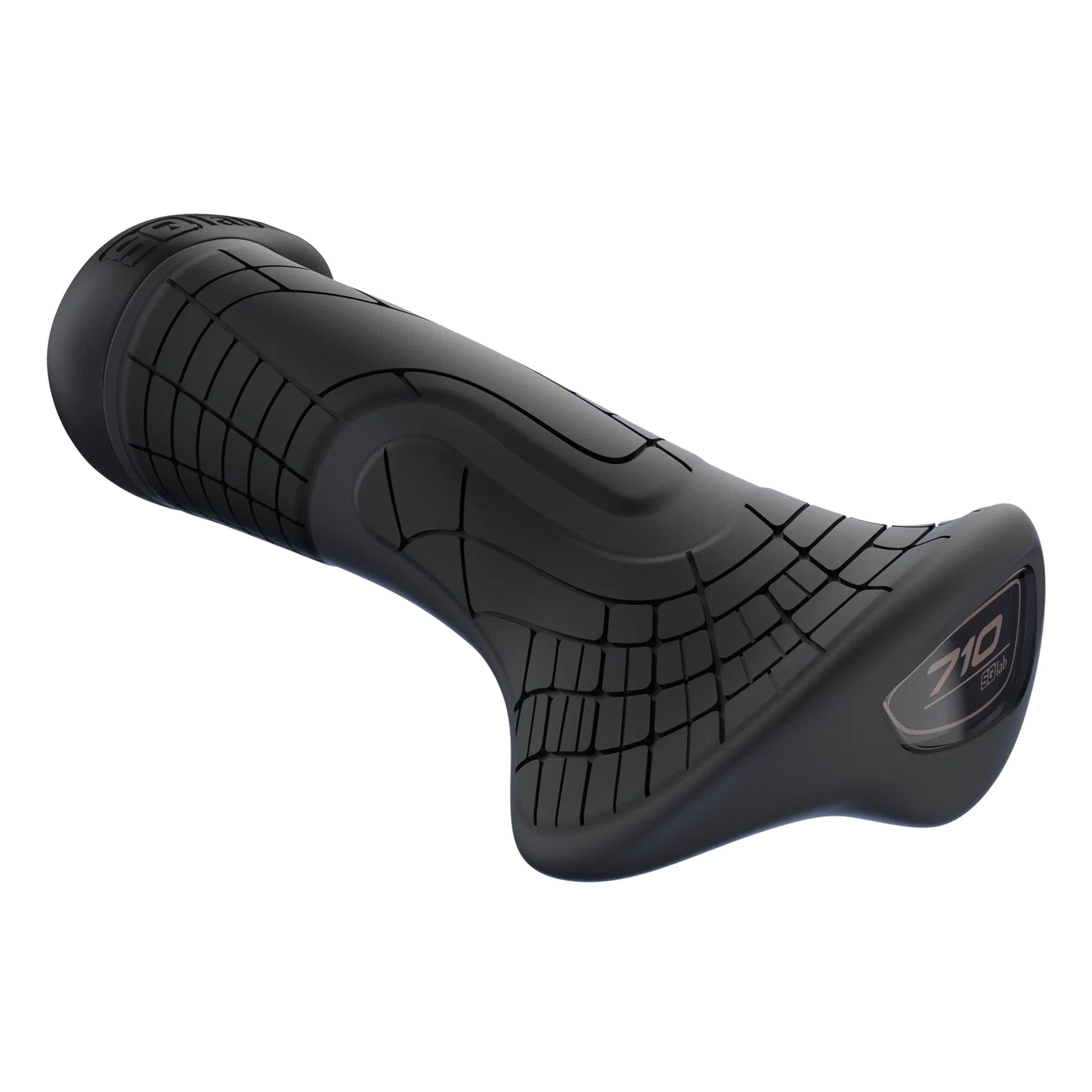 SQLab 710 ergonomic bike grip, showing contoured shape and textured surface for optimal hand support