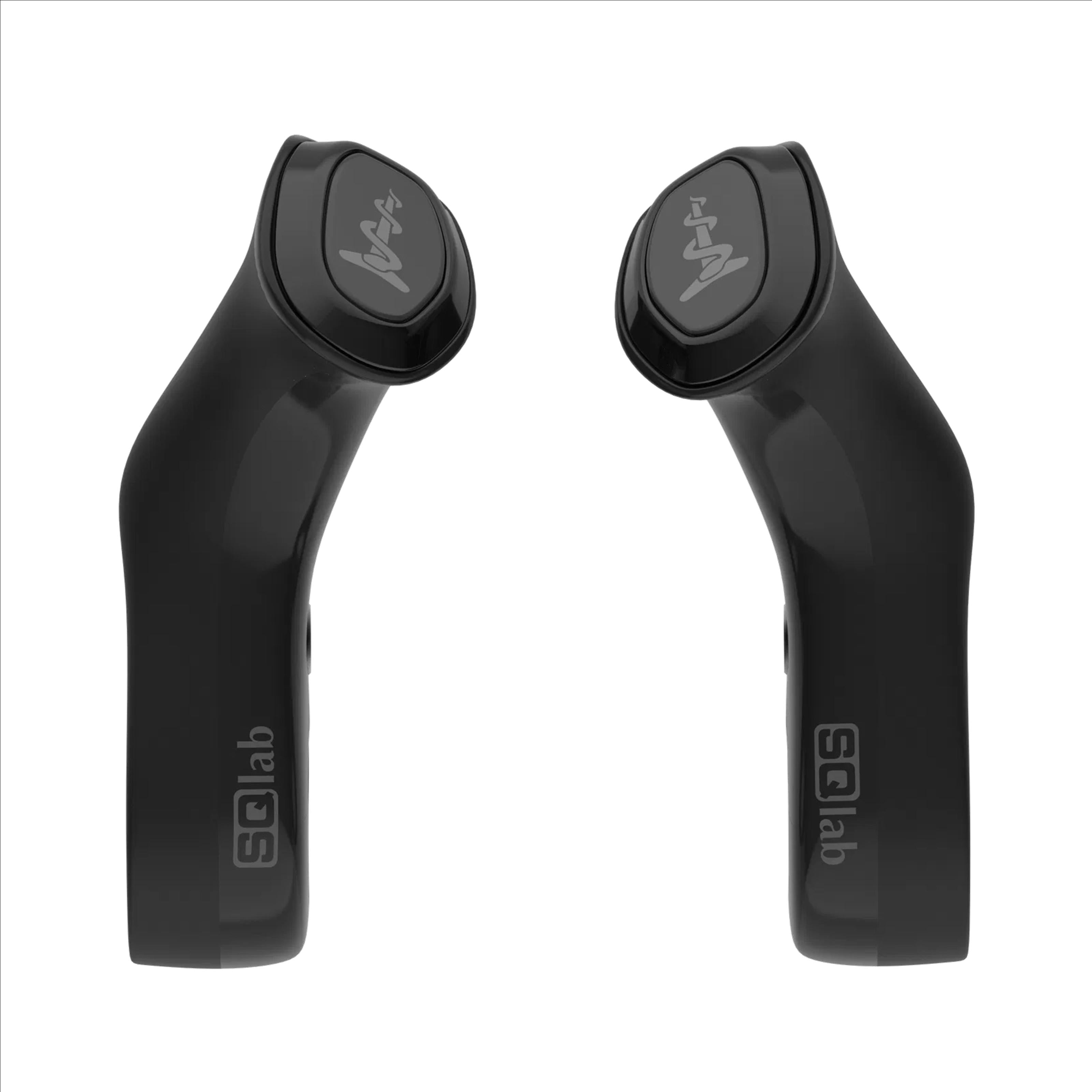 Front view of SQLab Innerbarends 410/402 highlighting compact ergonomic design