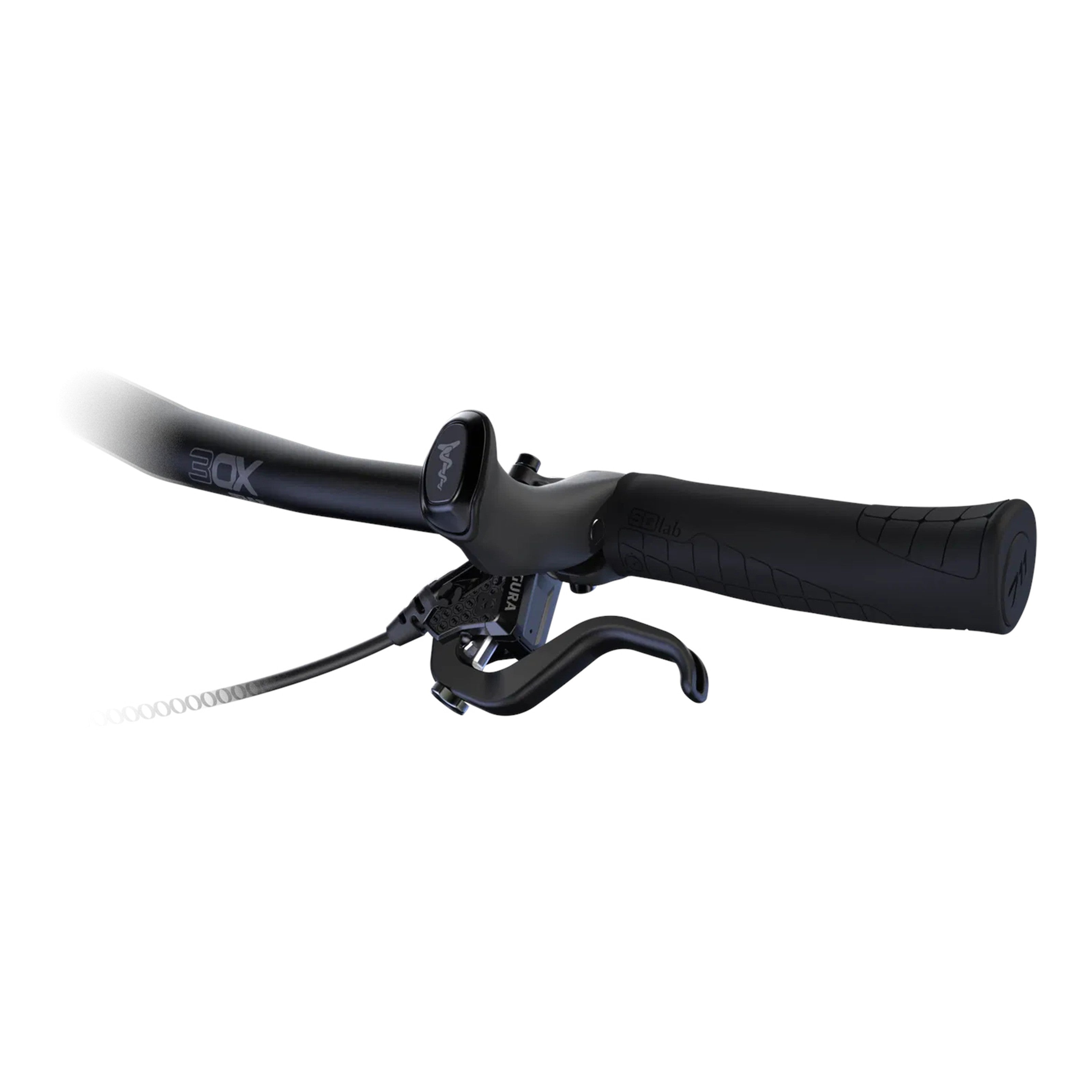 SQLab 410 2 Innerbarends, fitted to a bicycle handlebar