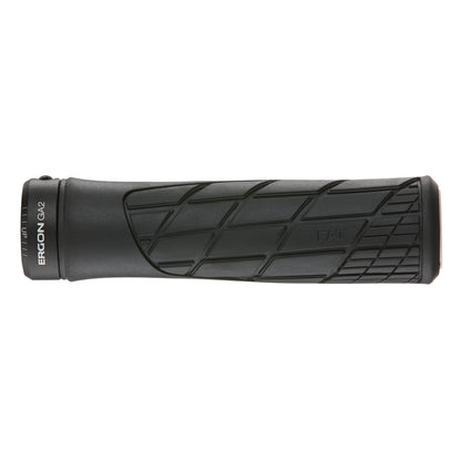 Ergon GA2 Fat grips in black, side view highlighting extra-thick profile and grip pattern for control and comfort