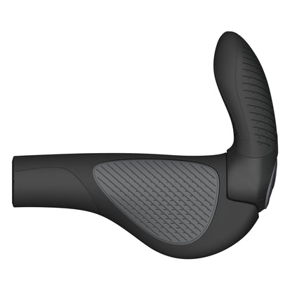 Top-down view of Ergon GP3 Evo ergonomic grip – textured surface and wrist support