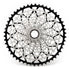 Garbaruk 11-speed SRAM XD freehub cassette in black, studio shot highlighting the precise tooth design and anodised finish