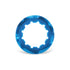 Garbaruk cassette lockring in blue, precision CNC-machined for use with Garbaruk cassettes