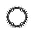 Garbaruk 96 BCD chainring in black for Shimano M6000 M7000 M8000 cranksets, 30T, CNC-machined with unique tooth profiling for optimal chain retention