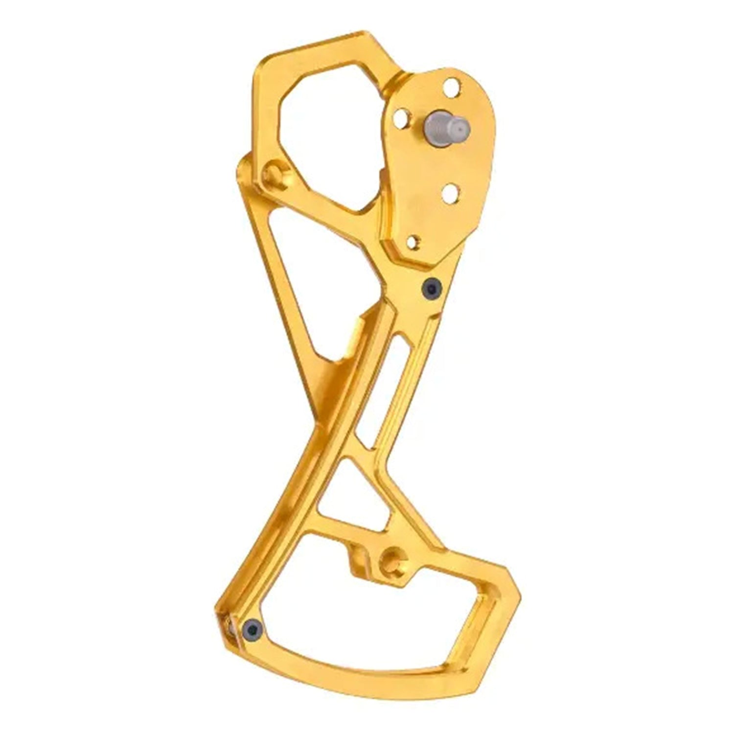 Garbaruk CNC-machined derailleur cage (Shimano Di2 MTB and GRX), in gold