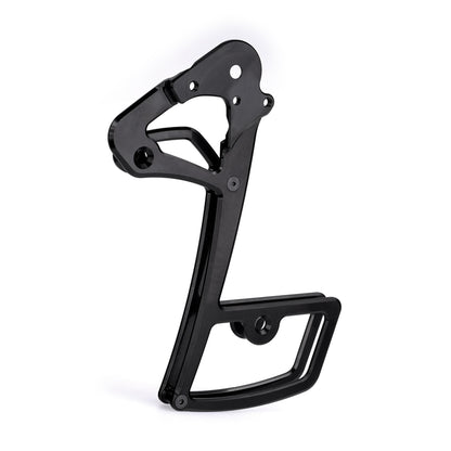 Garbaruk rear derailleur cage for SRAM 11/12-speed in black, CNC-machined lightweight alloy, designed to enhance durability and shifting precision