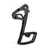 Garbaruk rear derailleur cage for SRAM 11/12-speed in black, CNC-machined lightweight alloy, designed to enhance durability and shifting precision
