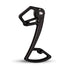 Garbaruk rear derailleur cage for Shimano 12-speed MTB, shown in black, CNC-machined for increased gear range, reduced weight, and precise shifting
