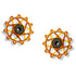 Garbaruk rear derailleur pulleys for Shimano, orange, 11T + 11T tooth combination, CNC-machined lightweight alloy for smooth 11-speed shifting