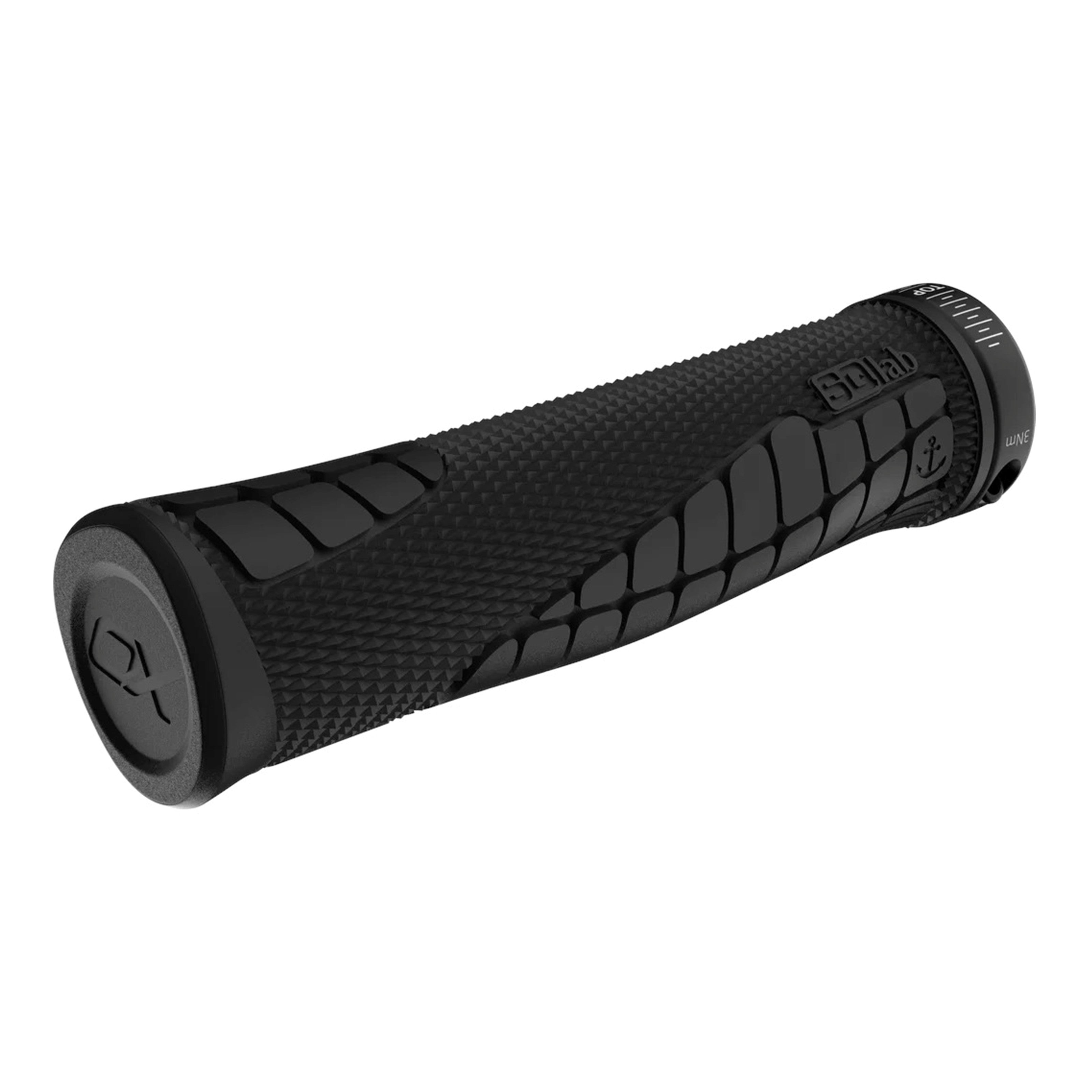SQLab 70X 2.0 mountain bike grip, angled view to show underside
