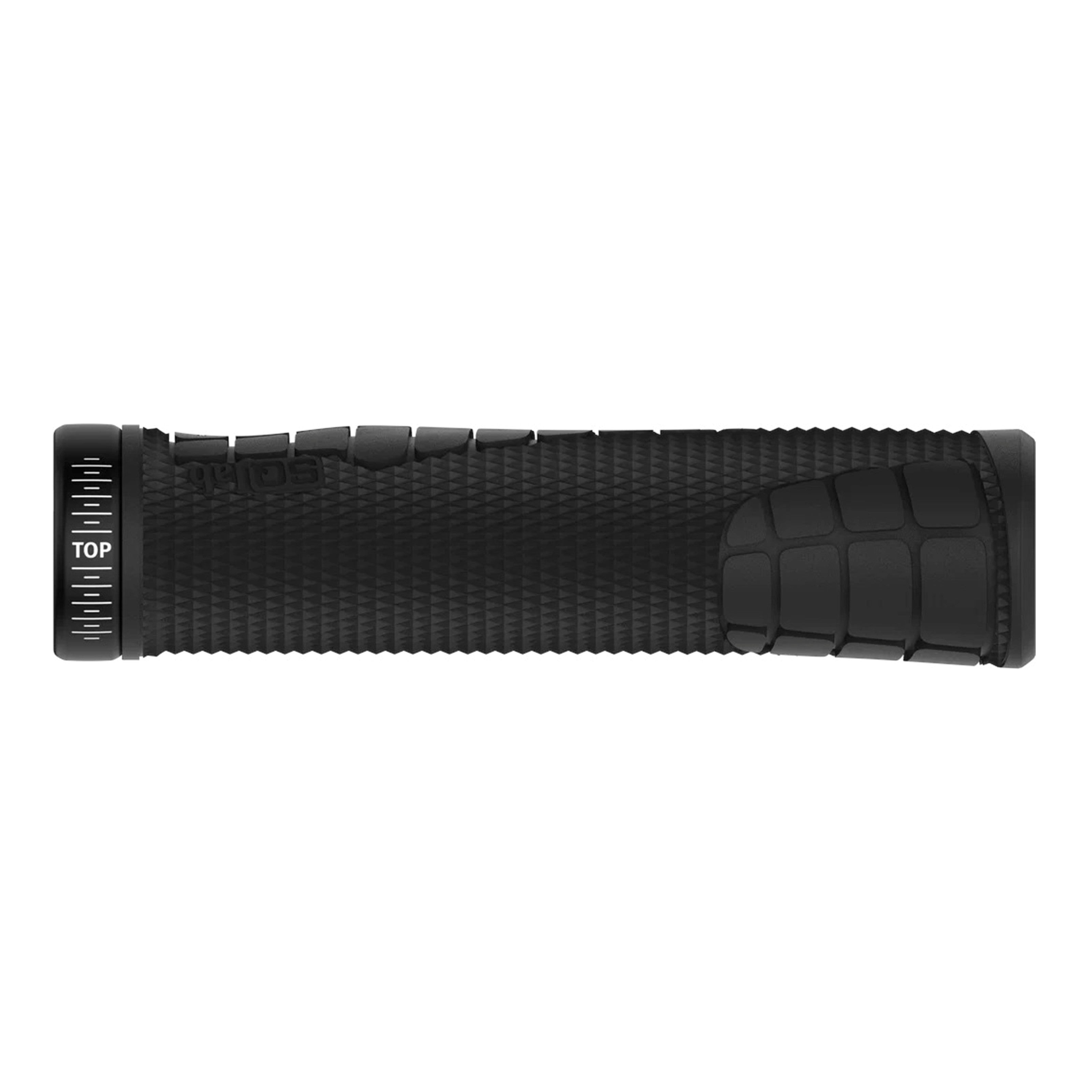 SQLab 70X 2.0 mountain bike grip viewe from the top to show the grip pattern and texture