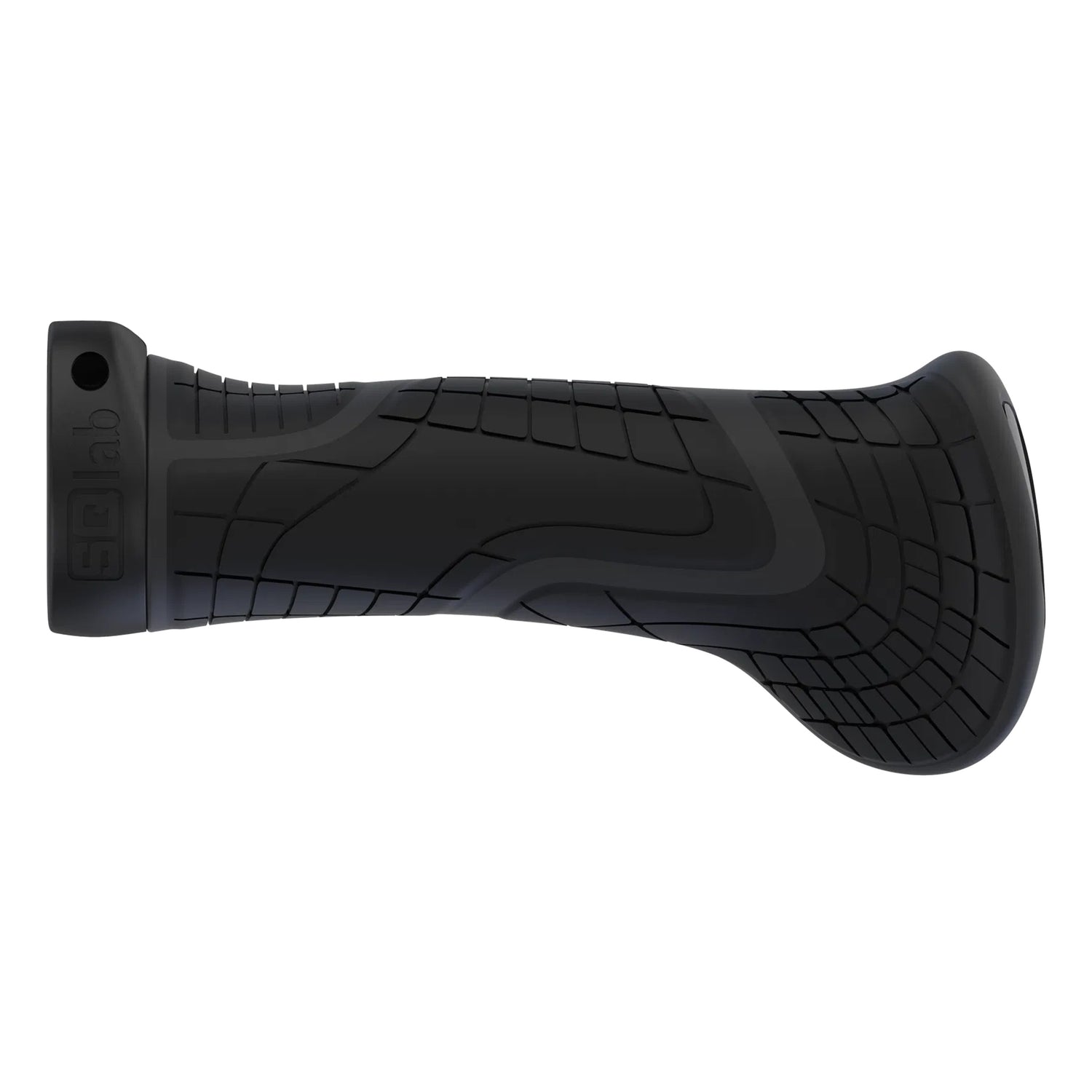 SQLab 710 grip from above, highlighting raised palm area and inward curve for wrist alignment